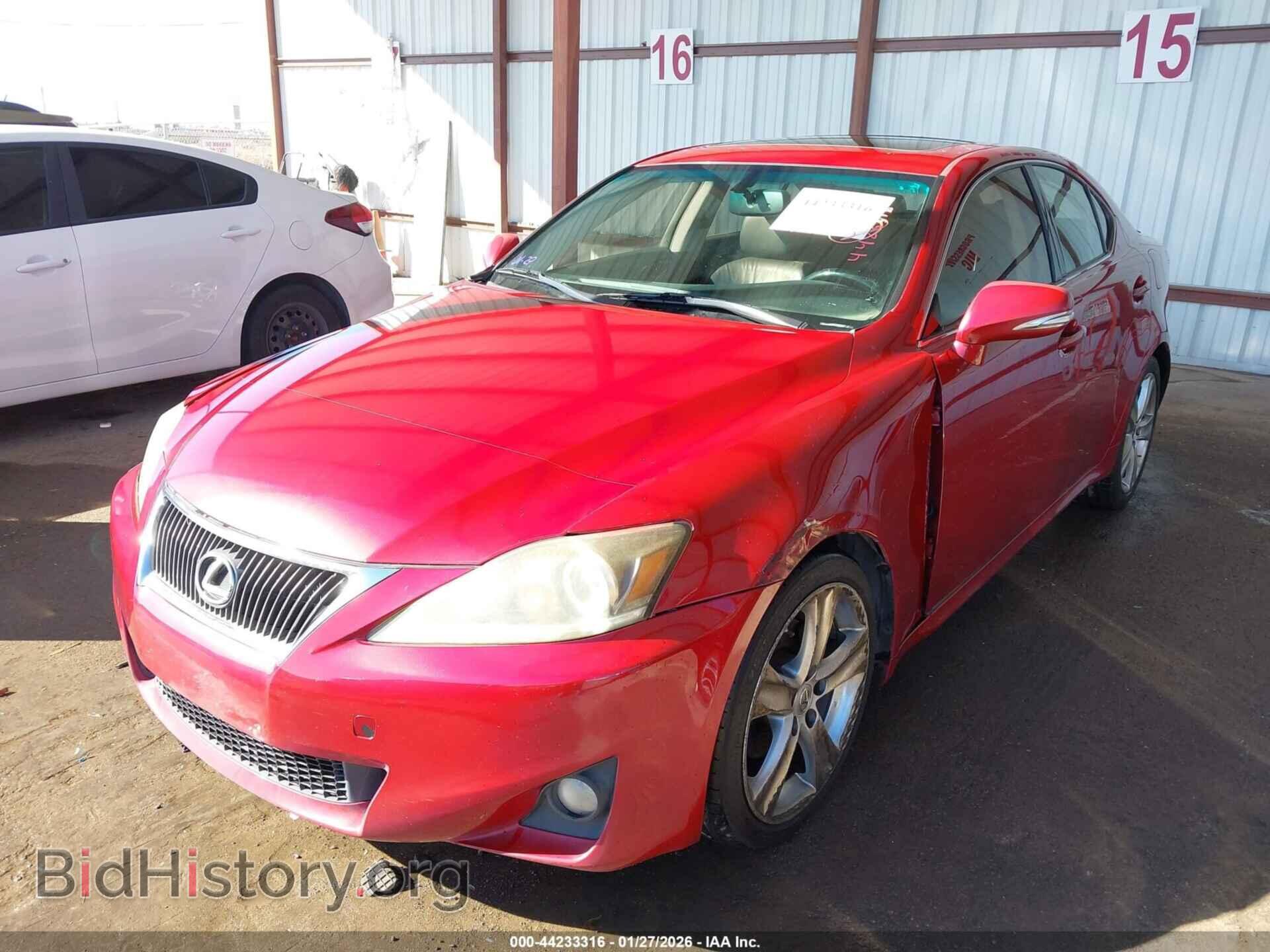 2011 LEXUS IS 250 - VIN: JTHBF5C29B5149352 - Фото 2