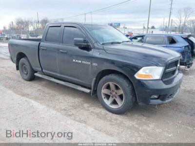 2012 RAM 1500 ST, черный — VIN 1C6RD7FT9CS134480, IAAI