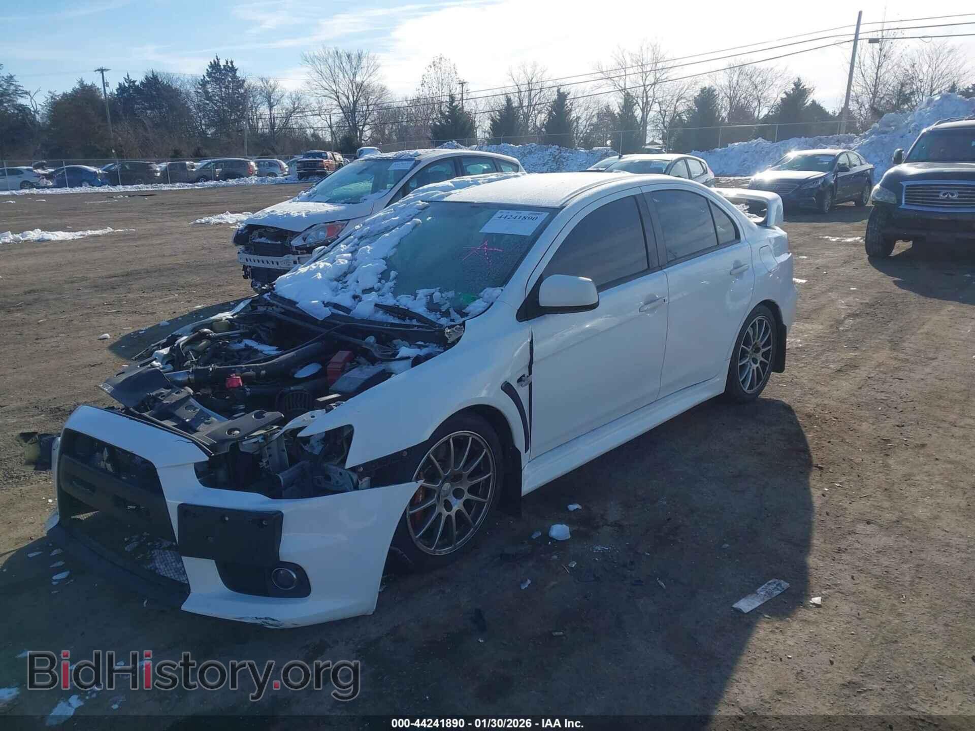 2011 MITSUBISHI LANCER EVOLUTION - VIN: JA32W8FV7BU014397 - Photo 2