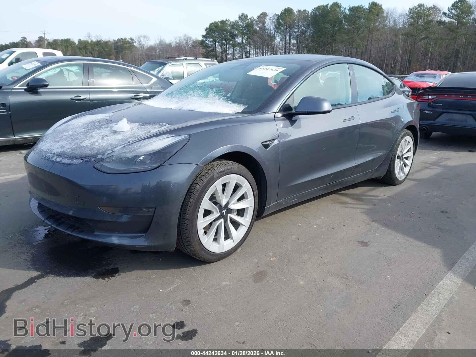 2021 TESLA MODEL 3 - VIN: 5YJ3E1EA0MF031858 - Фото 2