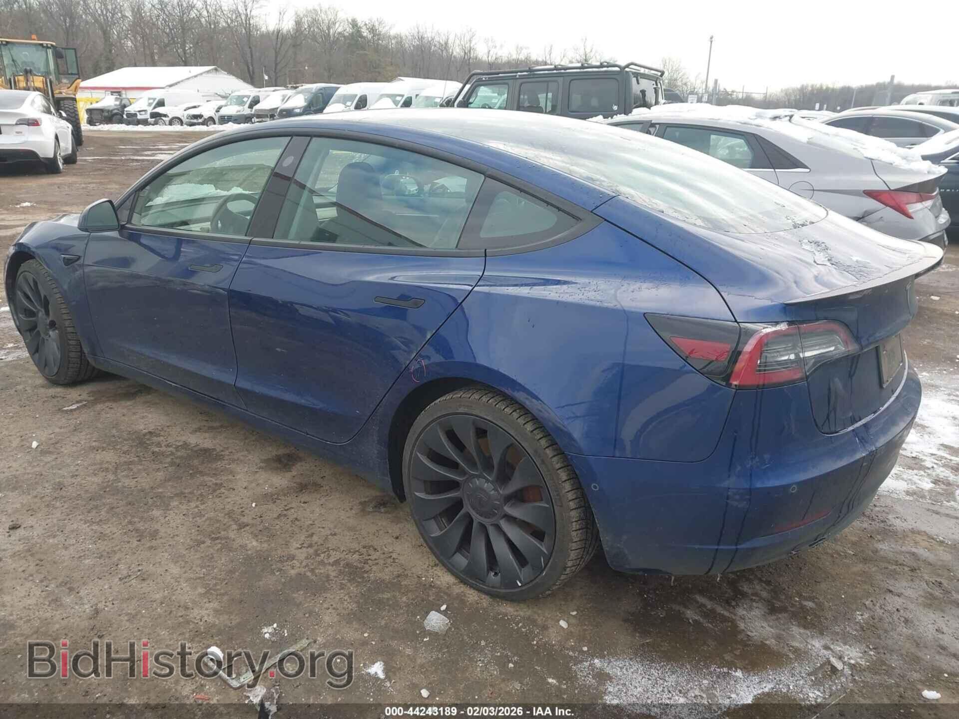 2022 TESLA MODEL 3 - VIN: 5YJ3E1EC3NF322163 - Фото 3