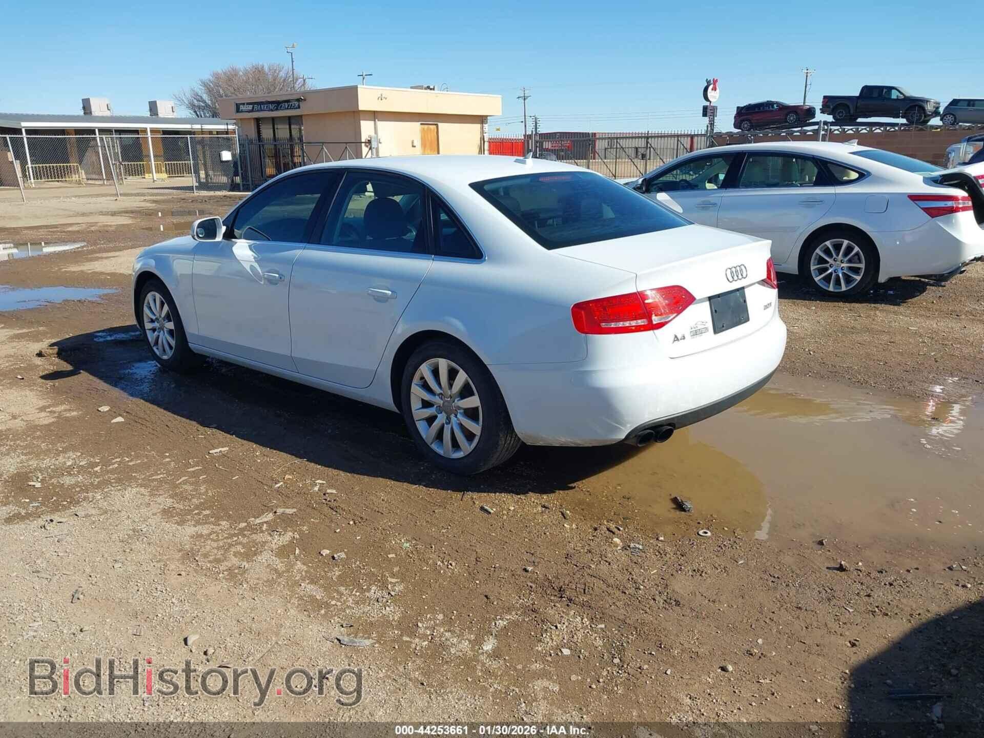 2012 AUDI A4 - VIN: WAUAFAFL7CA117807 - Фото 3