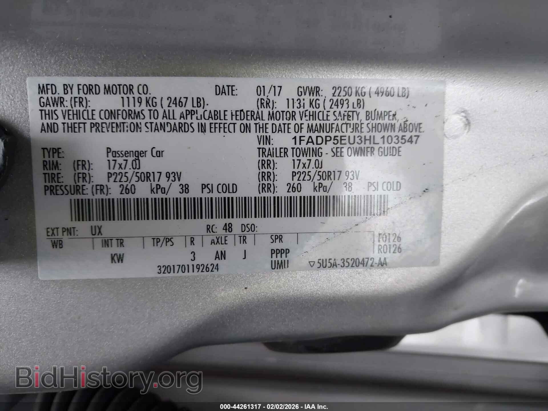 2017 FORD C-MAX ENERGI - VIN: 1FADP5EU3HL103547 - Фото 9