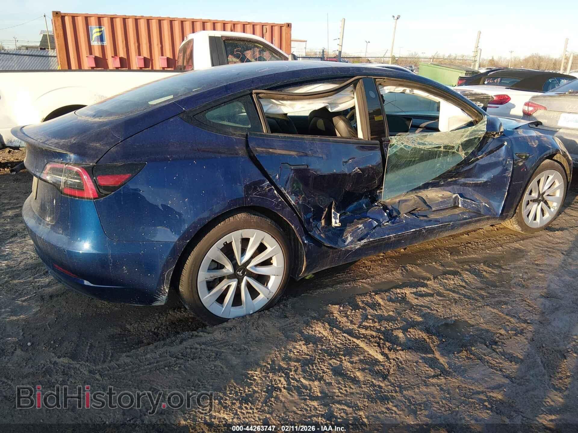 2022 TESLA MODEL 3 - VIN: 5YJ3E1EA0NF372291 - Фото 4
