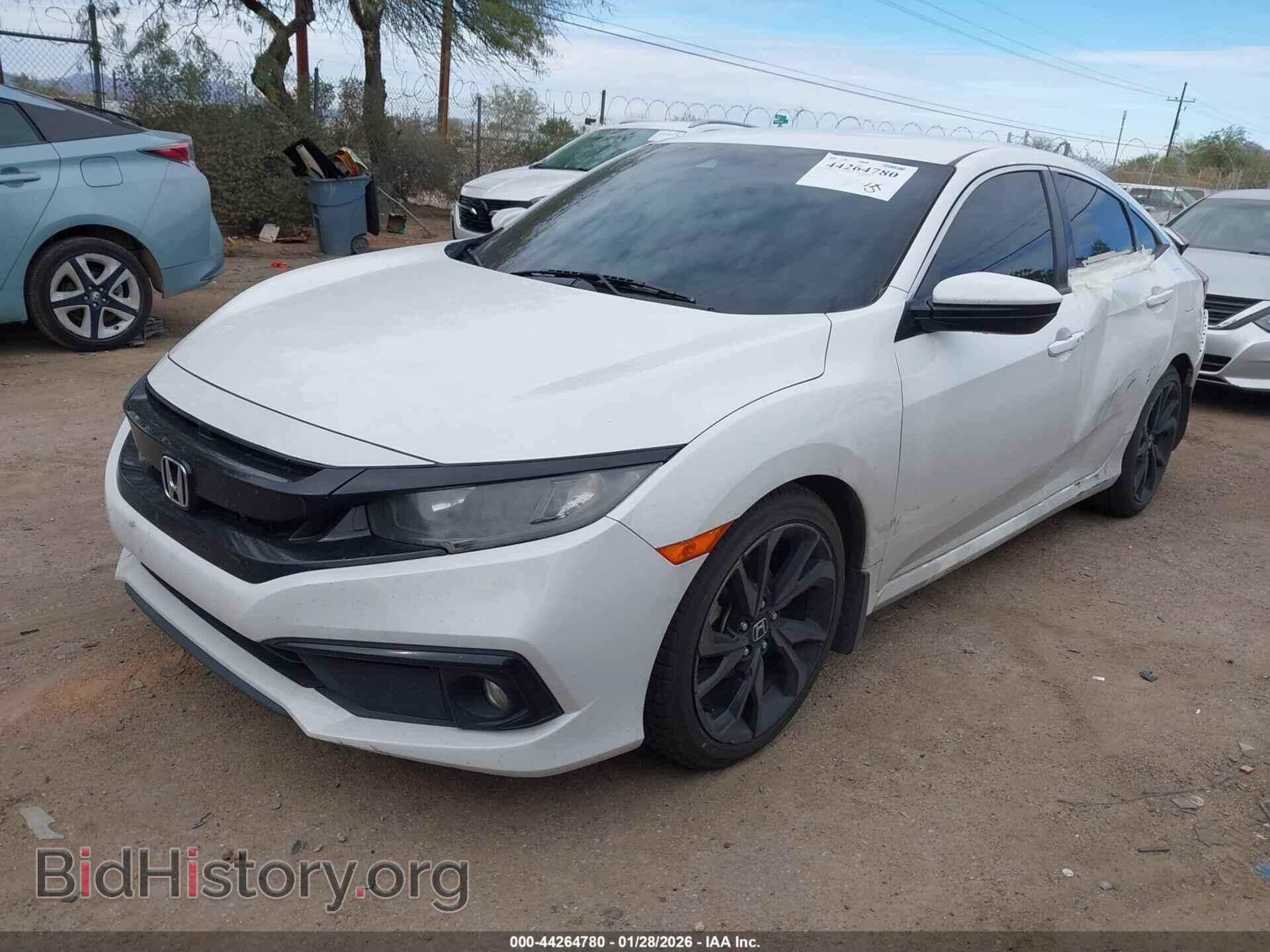 2020 HONDA CIVIC - VIN: 19XFC2F89LE025775 - Фото 2