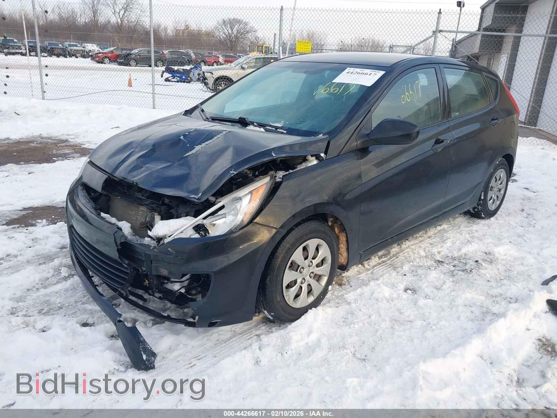 2017 HYUNDAI ACCENT - VIN: KMHCT5AE5HU315551 - Фото 2