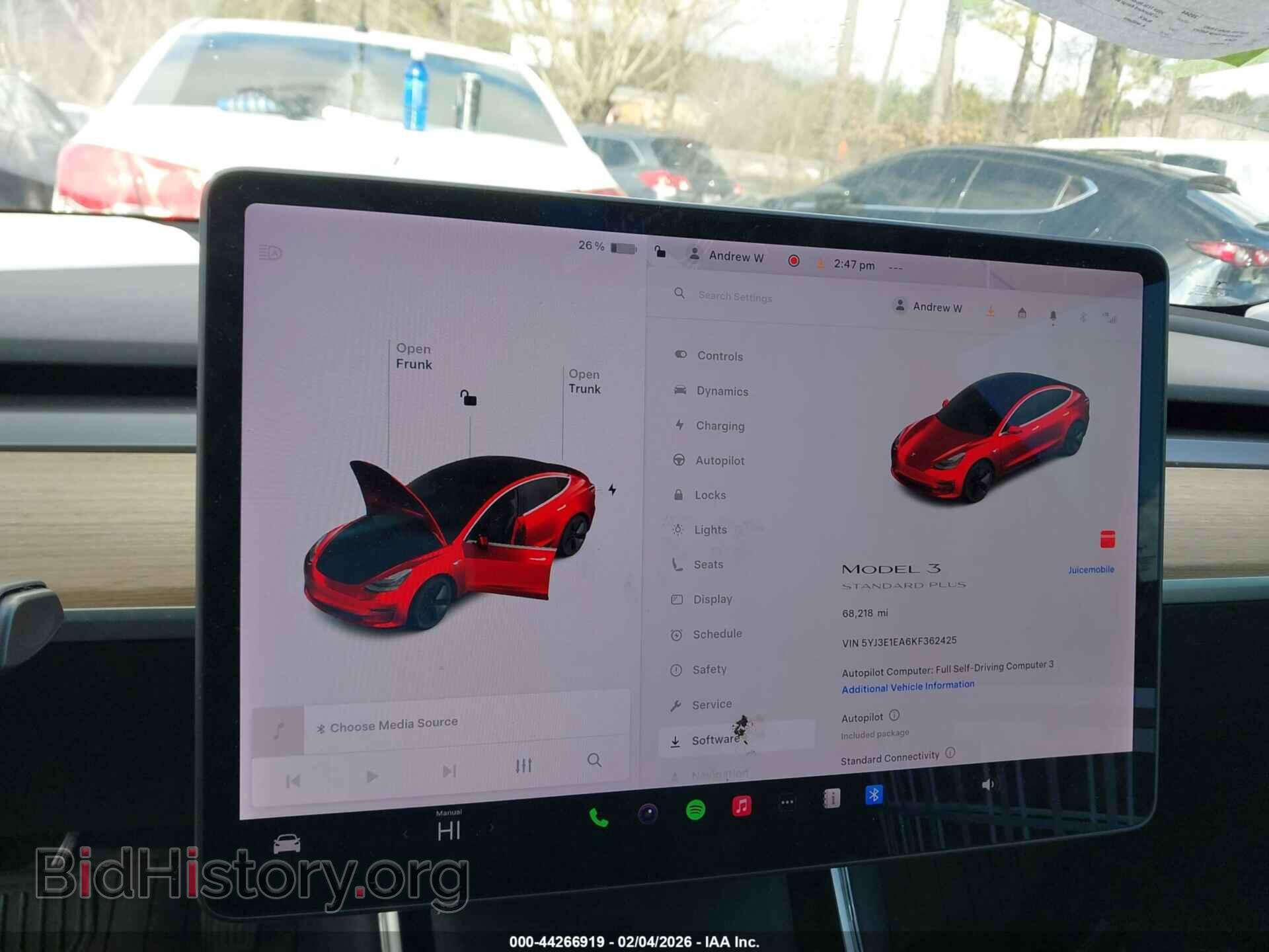 2019 TESLA MODEL 3 - VIN: 5YJ3E1EA6KF362425 - Фото 18