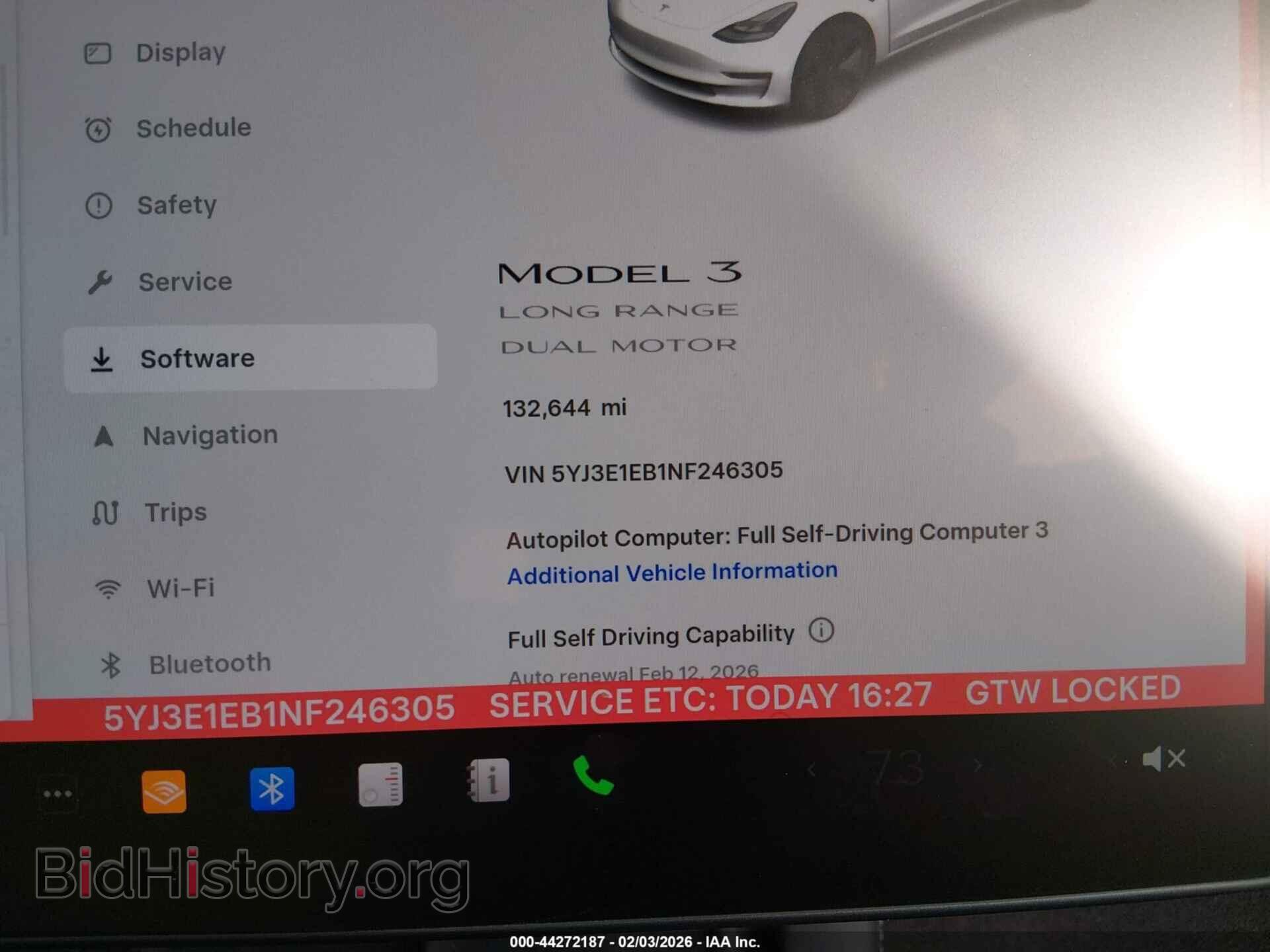 2022 TESLA MODEL 3 - VIN: 5YJ3E1EB1NF246305 - Фото 7