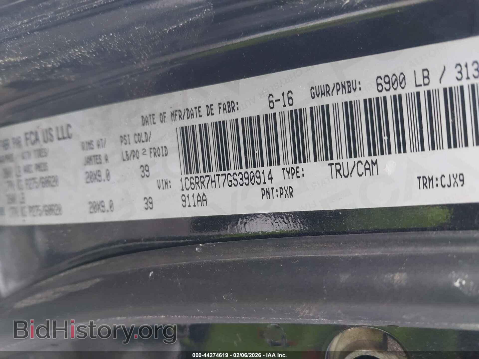 2016 RAM 1500 - VIN: 1C6RR7HT7GS390914 - Фото 9