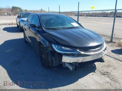 2015 Chrysler 200 LIMITED, black — VIN 1C3CCCABXFN687672, IAAI