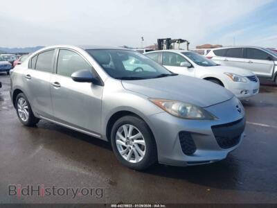 2012 Mazda MAZDA3 I Touring, серебристый — VIN JM1BL1V85C1674633, IAAI