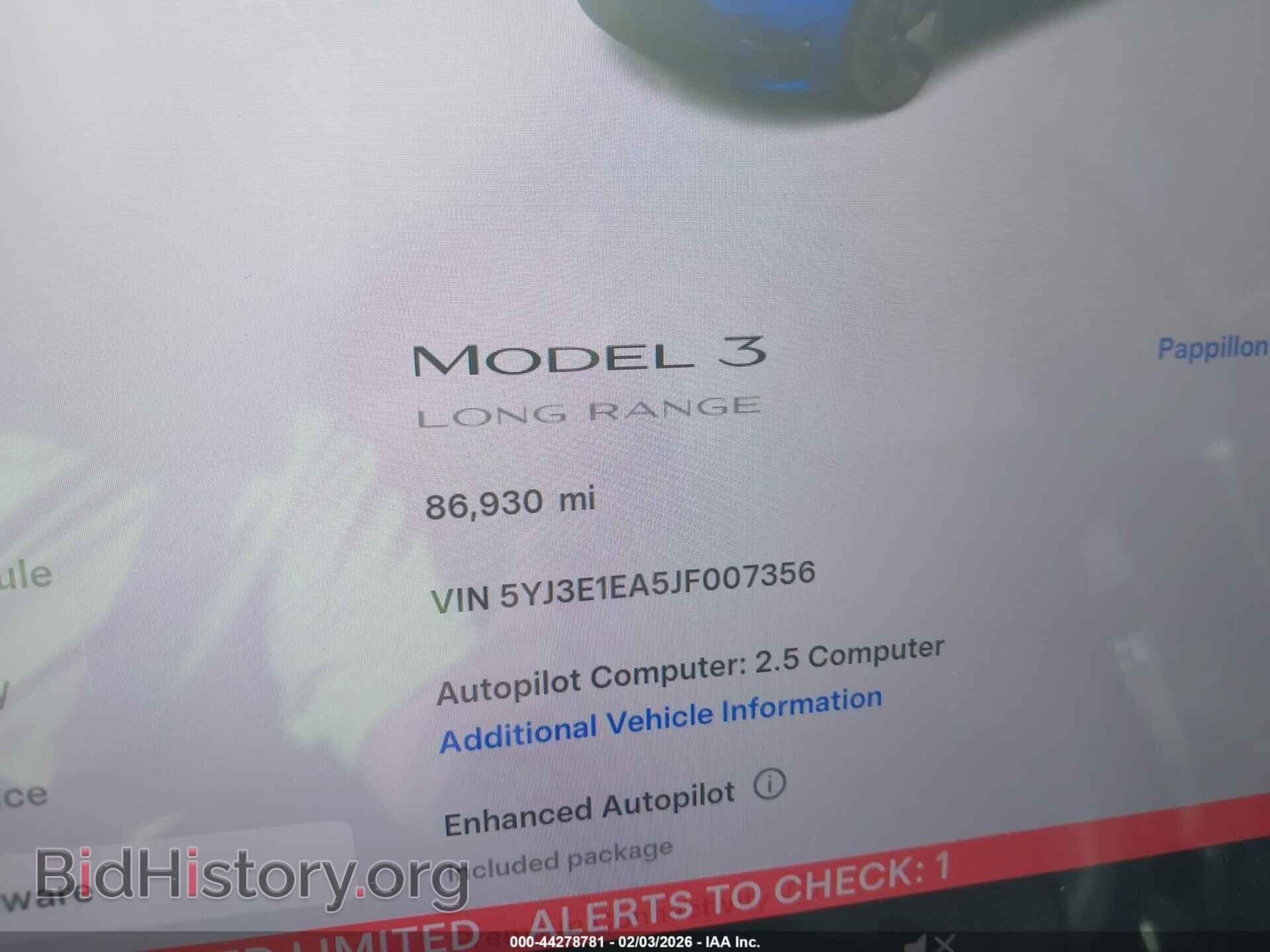 2018 TESLA MODEL 3 - VIN: 5YJ3E1EA5JF007356 - Фото 7