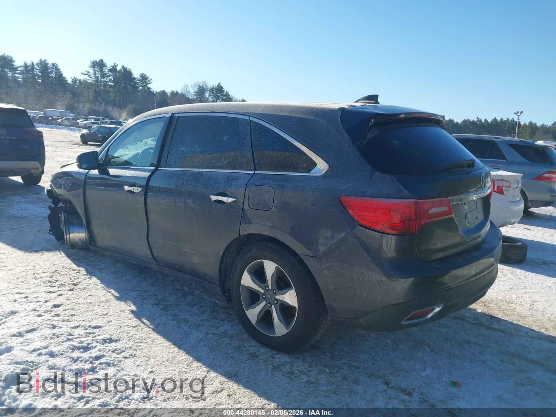 2016 ACURA MDX - VIN: 5FRYD4H2XGB035515 - Фото 3