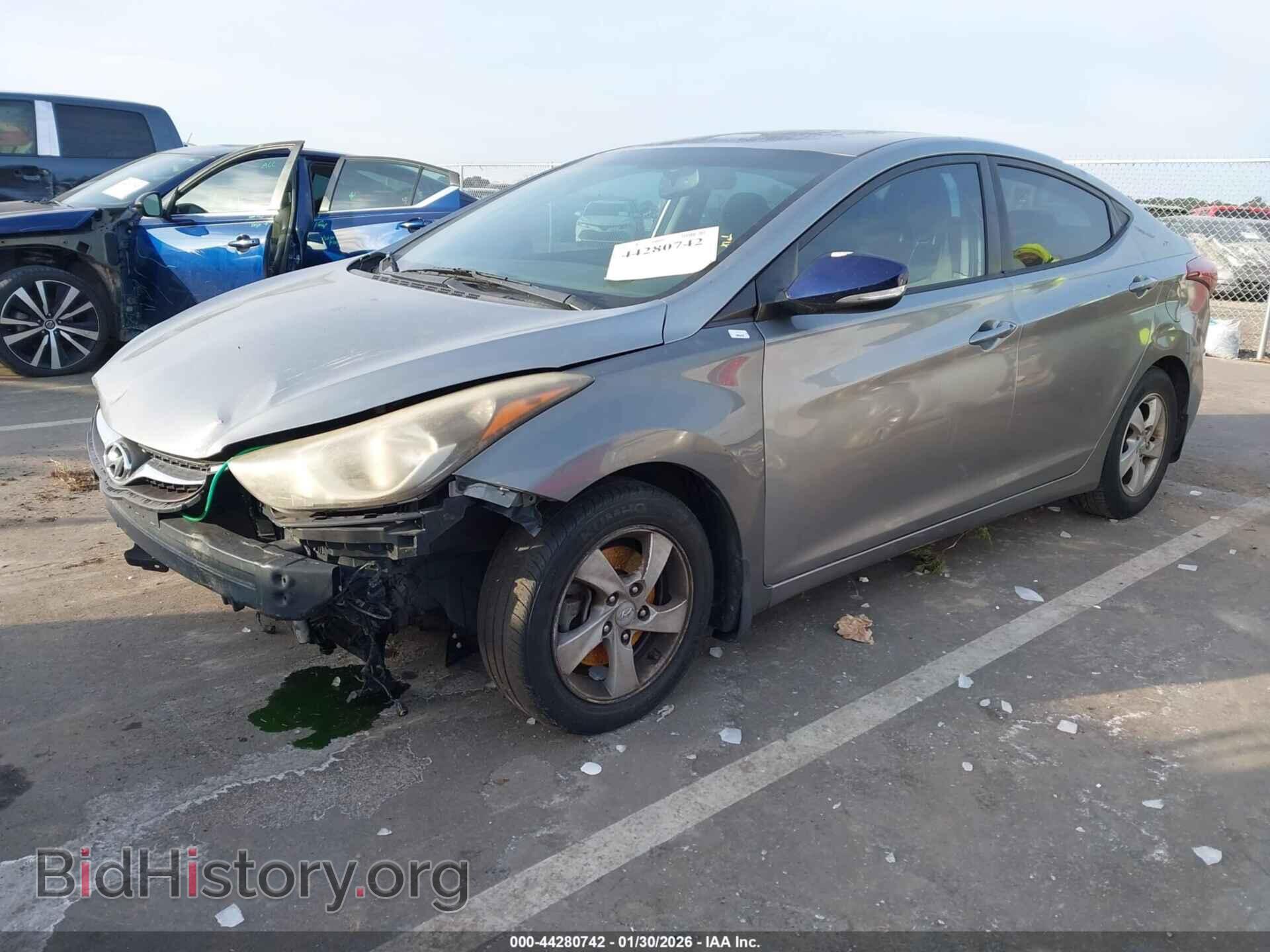 2014 HYUNDAI ELANTRA - VIN: KMHDH4AE2EU091439 - Фото 2