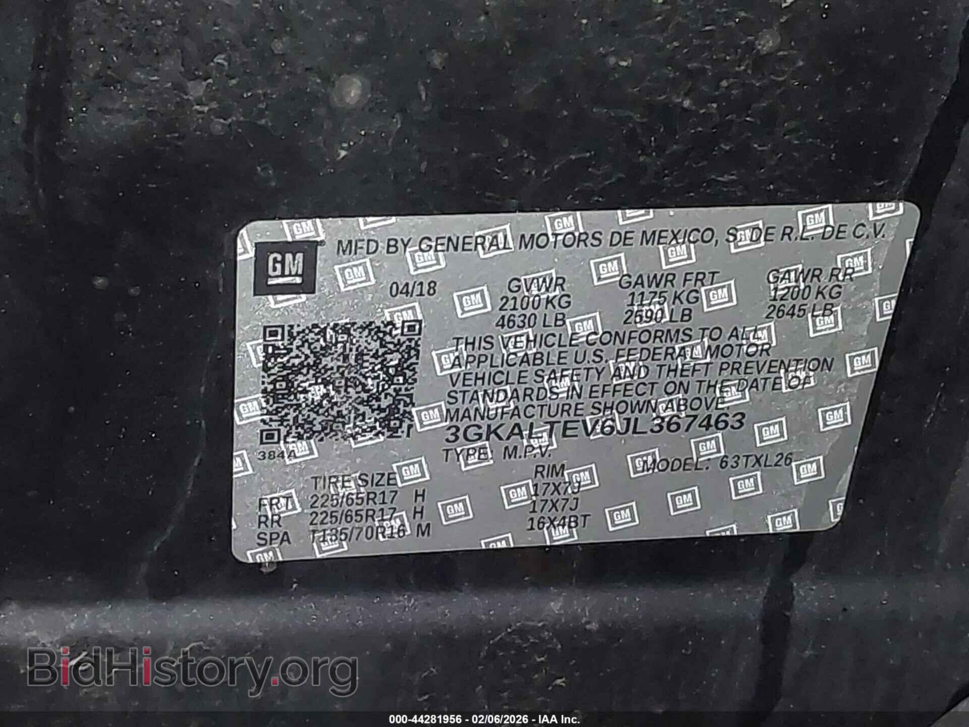 2018 GMC TERRAIN - VIN: 3GKALTEV6JL367463 - Фото 9