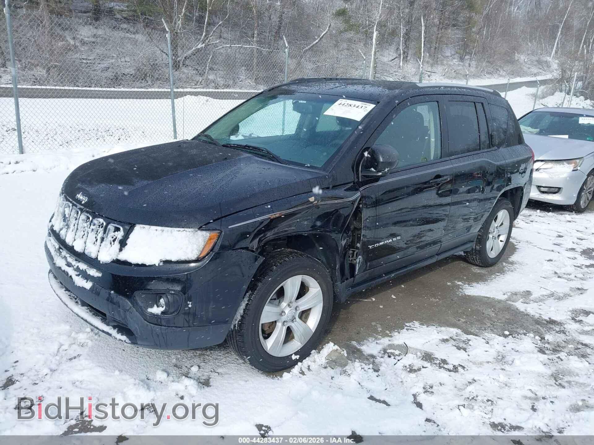 2016 JEEP COMPASS - VIN: 1C4NJDBB2GD733209 - Фото 2