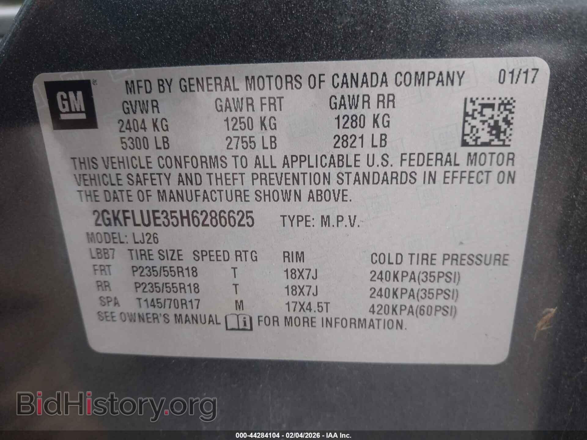 2017 GMC TERRAIN - VIN: 2GKFLUE35H6286625 - Photo 9