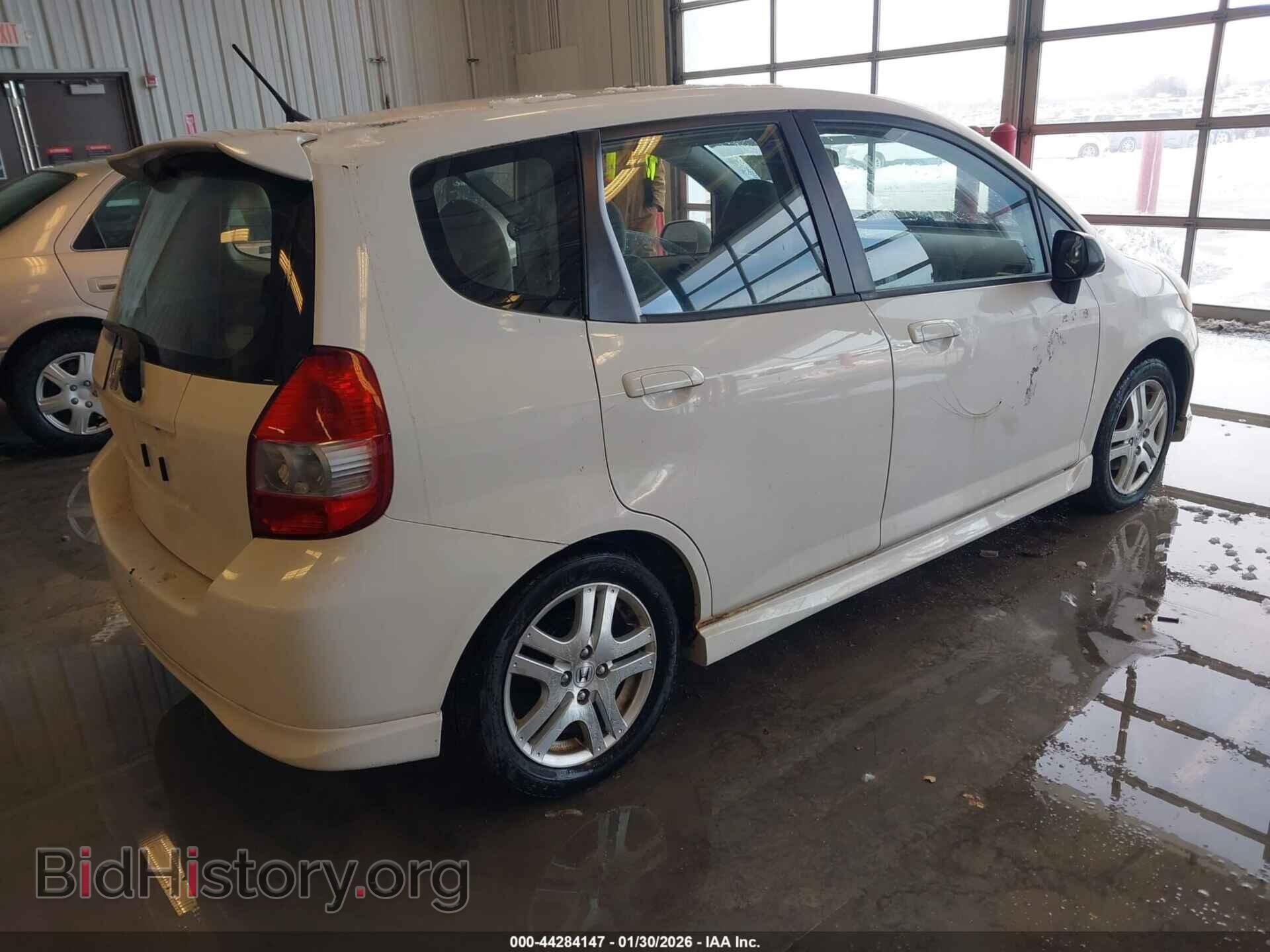 2007 HONDA FIT - VIN: JHMGD38667S058642 - Фото 4