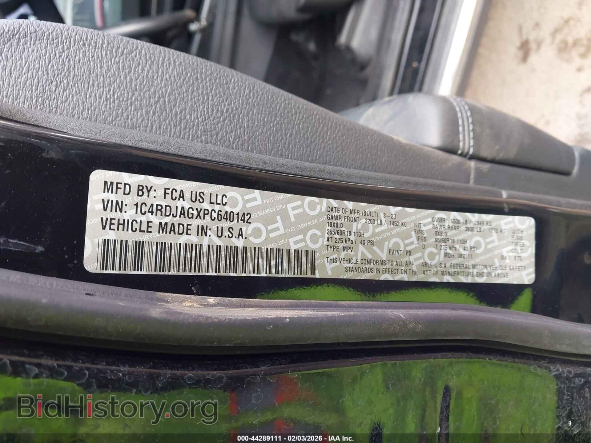2023 DODGE DURANGO - VIN: 1C4RDJAGXPC640142 - Photo 9