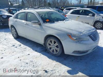 2013 Chrysler 200 Touring, white — VIN 1C3CCBBB8DN627444, IAAI