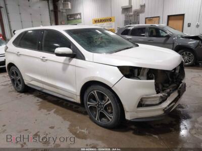 2019 Ford EDGE ST, белый — VIN 2FMPK4AP3KBC49157, IAAI