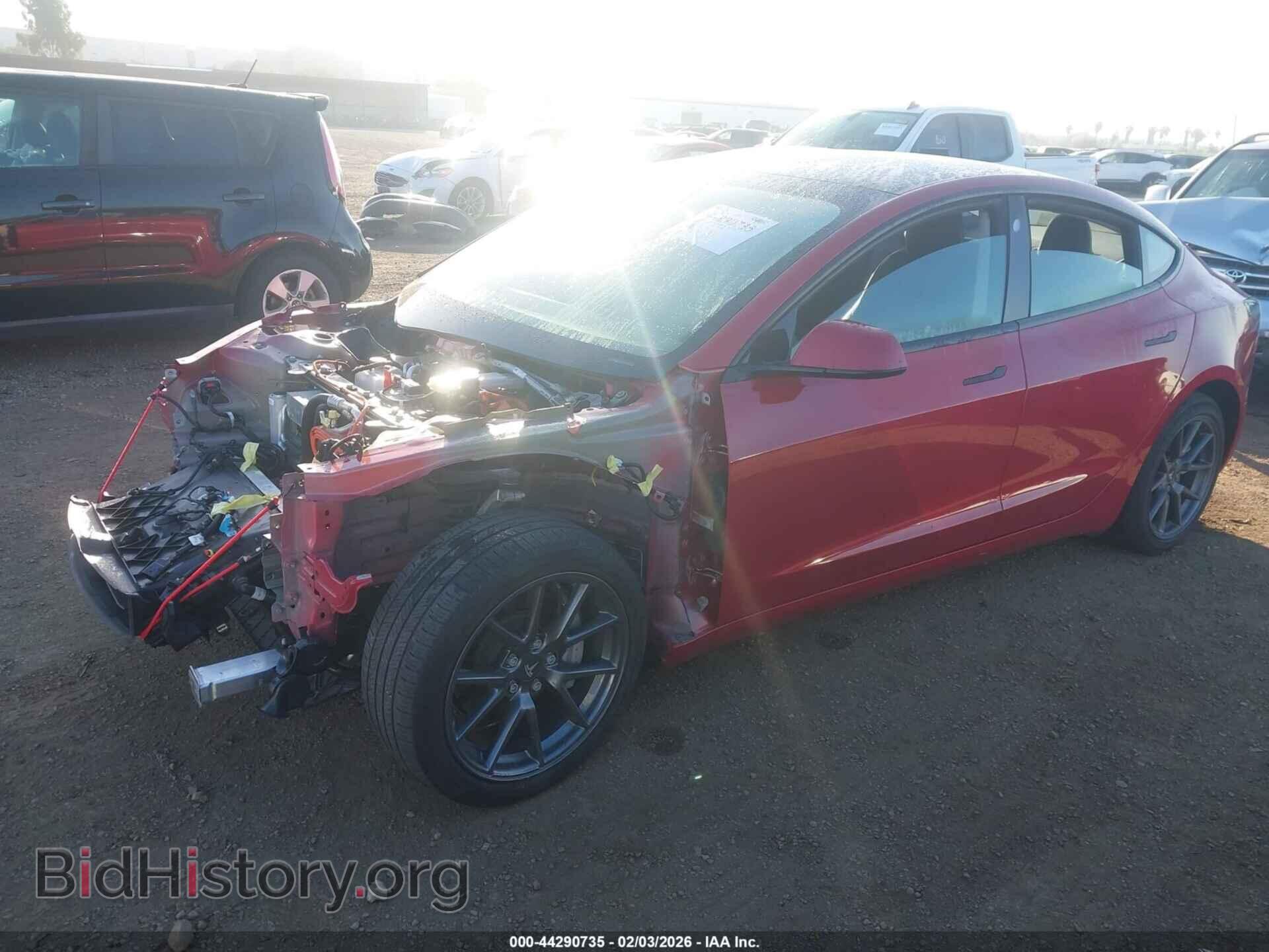 2022 TESLA MODEL 3 - VIN: 5YJ3E1EA1NF318496 - Фото 2