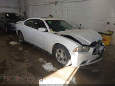 2012 Dodge CHARGER SXT, белый — VIN 2C3CDXHG1CH237371, IAAI