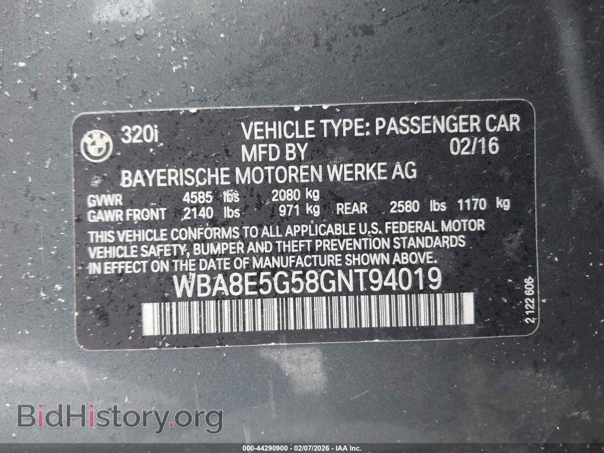 2016 BMW 320I - VIN: WBA8E5G58GNT94019 - Photo 9