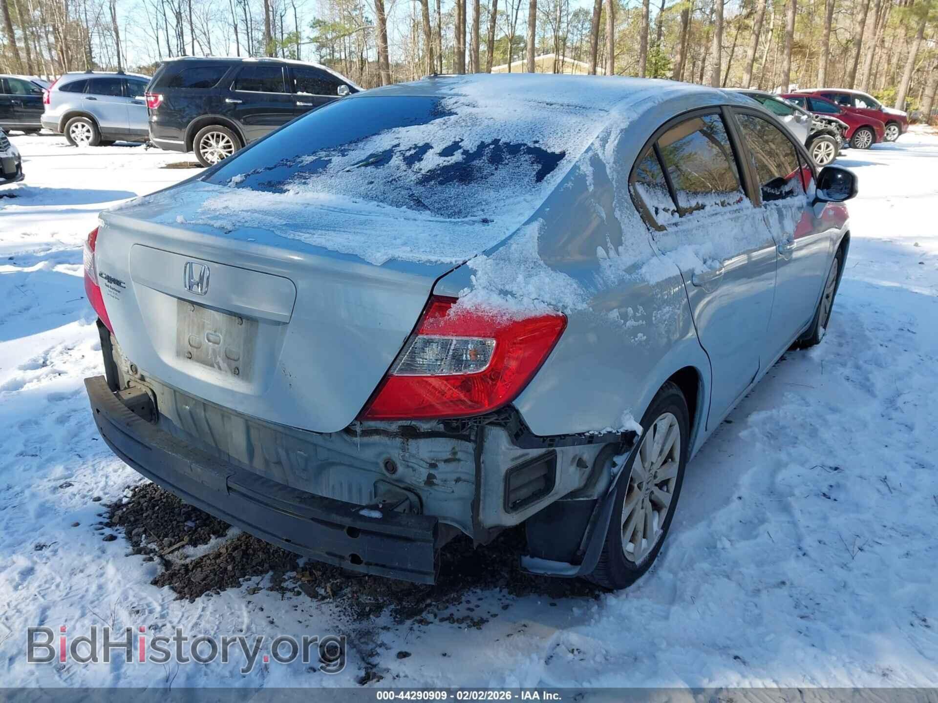 2012 HONDA CIVIC - VIN: 2HGFB2F8XCH527526 - Фото 4