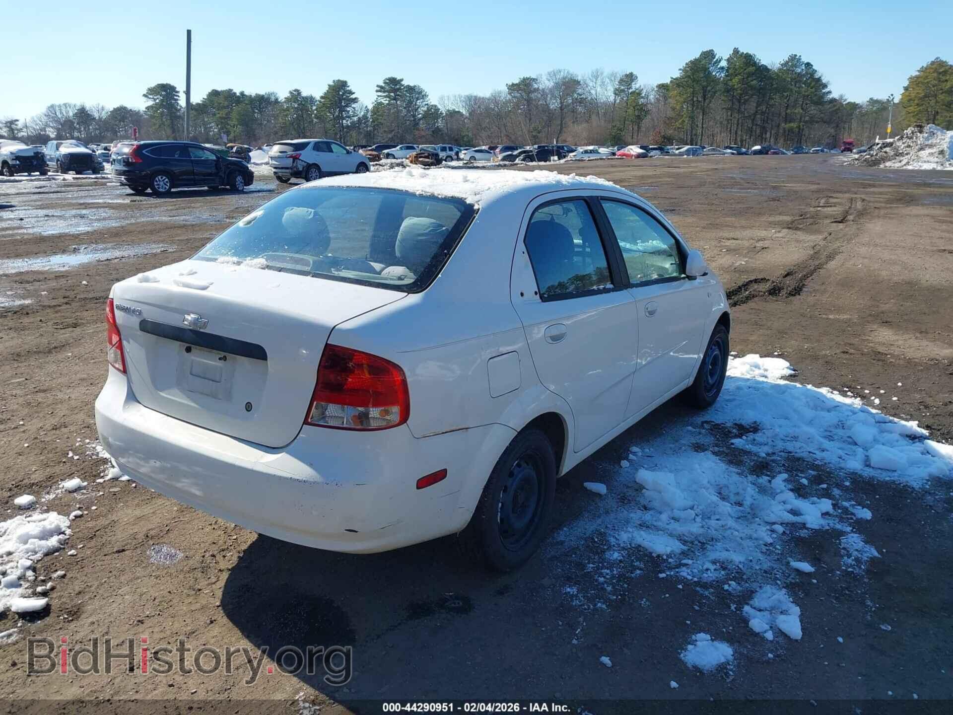 2005 CHEVROLET AVEO - VIN: KL1TD52605B494489 - Фото 4