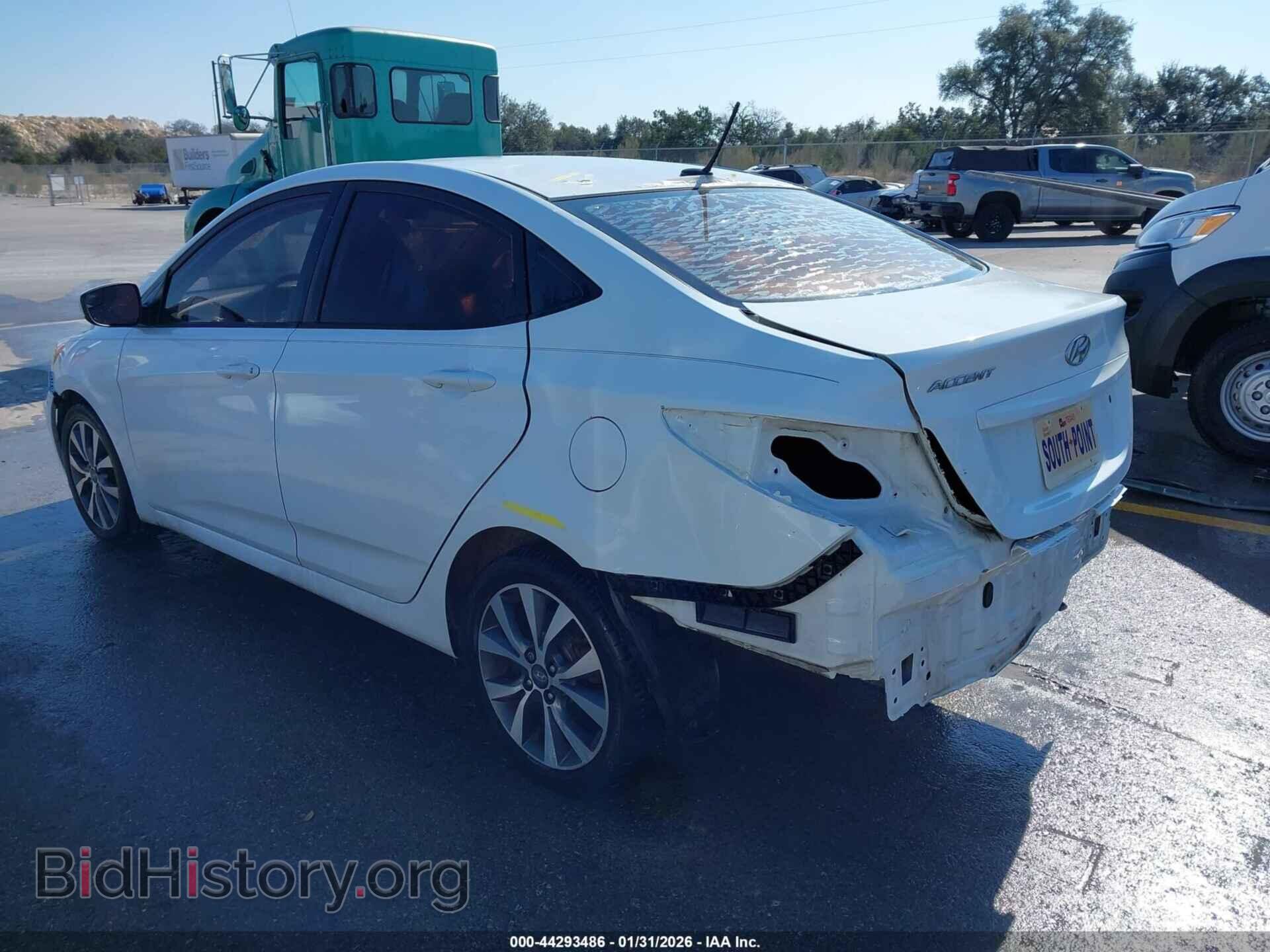 2015 HYUNDAI ACCENT - VIN: KMHCU4AE1FU822709 - Фото 3