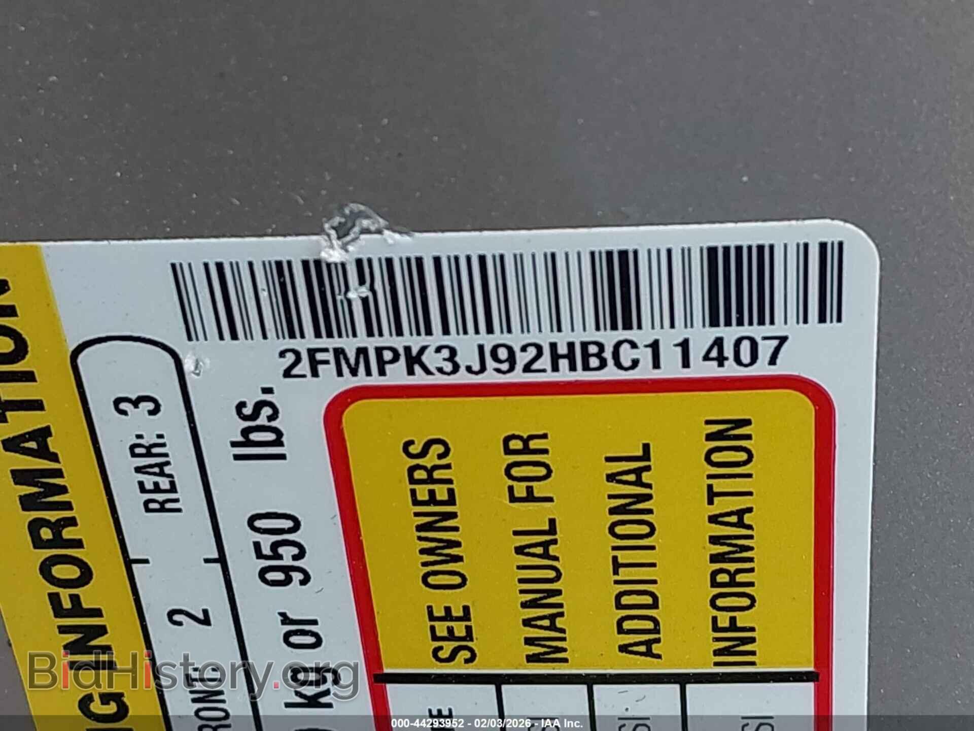 2017 FORD EDGE - VIN: 2FMPK3J92HBC11407 - Photo 9