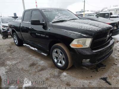 2012 RAM 1500 ST, черный — VIN 1C6RD7FTXCS308556, IAAI