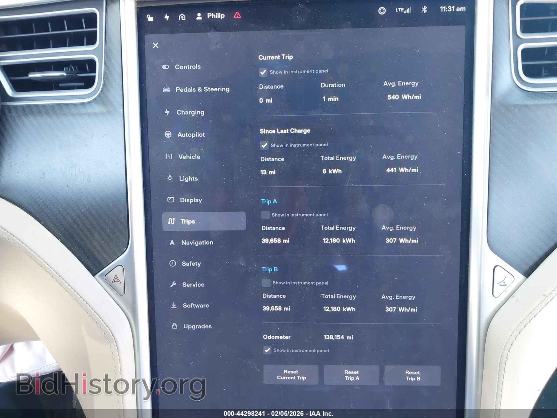 2017 TESLA MODEL S - VIN: 5YJSA1E28HF198703 - Photo 7