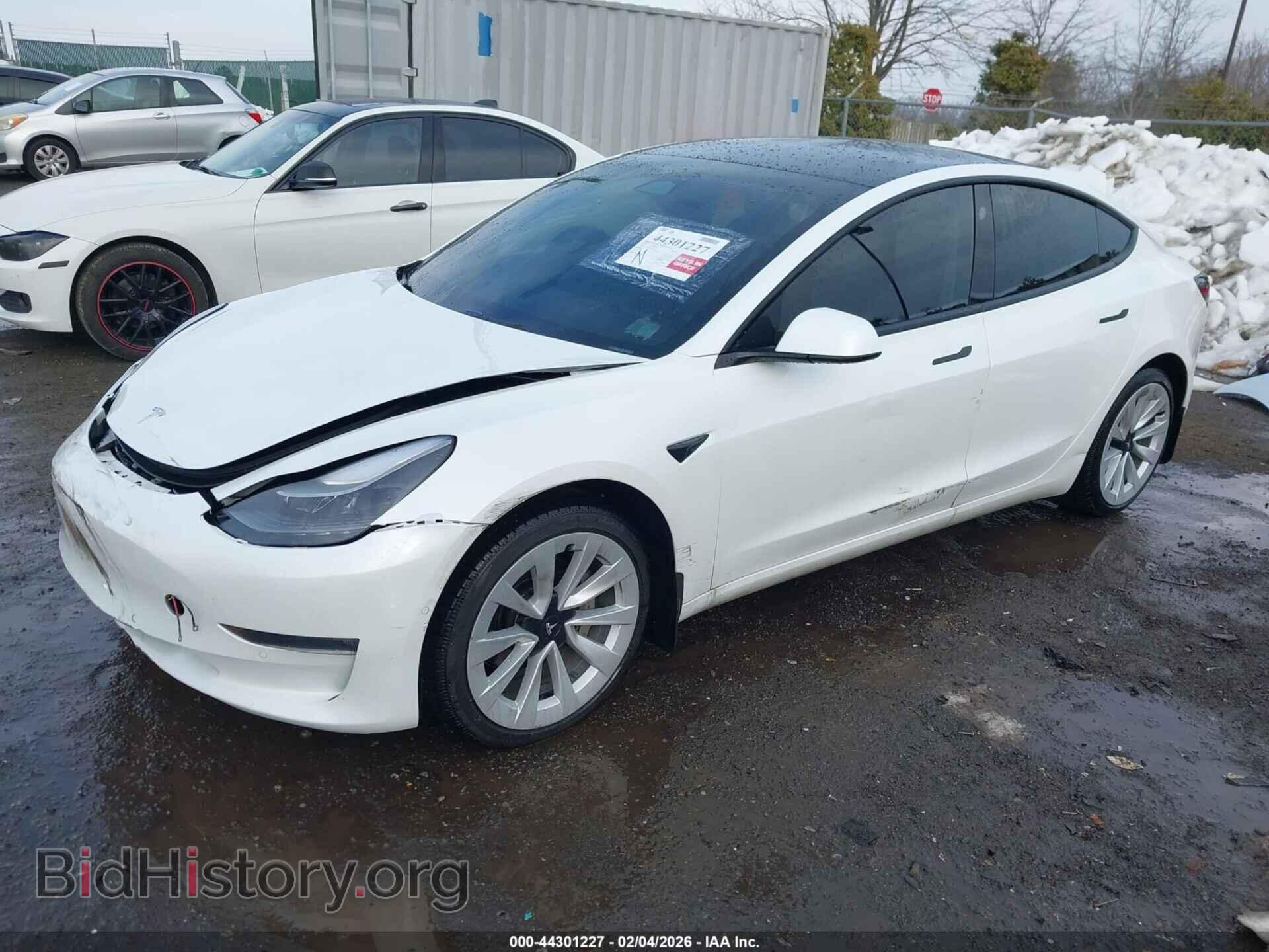 2022 TESLA MODEL 3 - VIN: 5YJ3E1EB8NF210062 - Фото 2