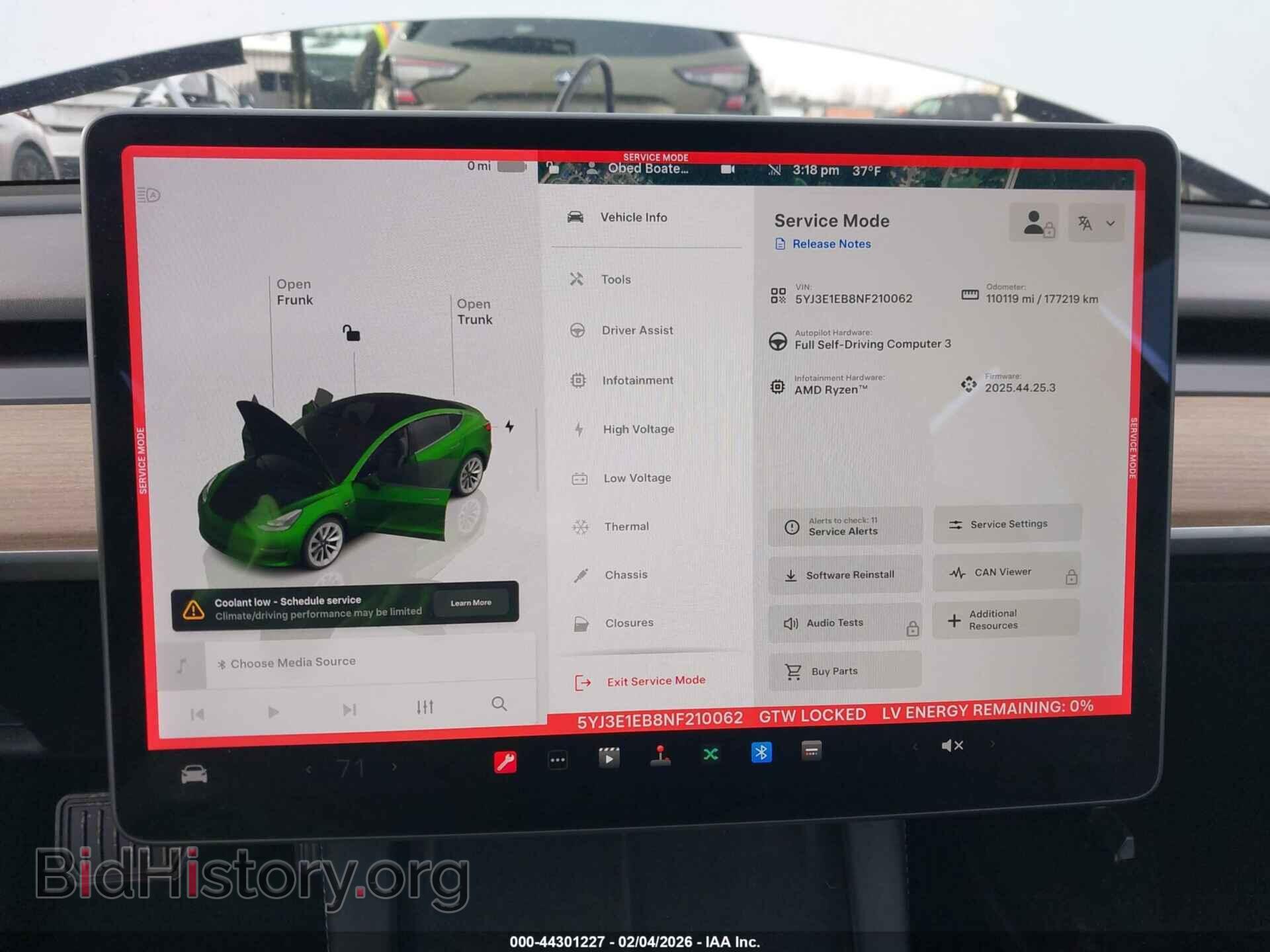 2022 TESLA MODEL 3 - VIN: 5YJ3E1EB8NF210062 - Фото 19