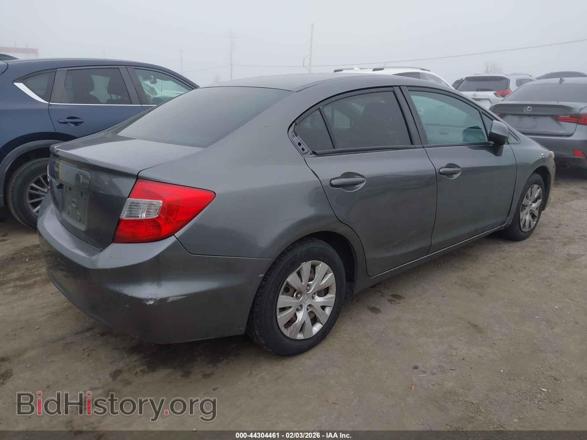 2012 HONDA CIVIC - VIN: 2HGFB2F59CH563861 - Фото 4