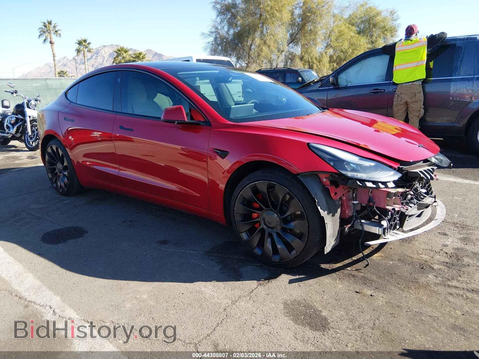 Photo 5YJ3E1EC3NF160888 - TESLA MODEL 3 2022