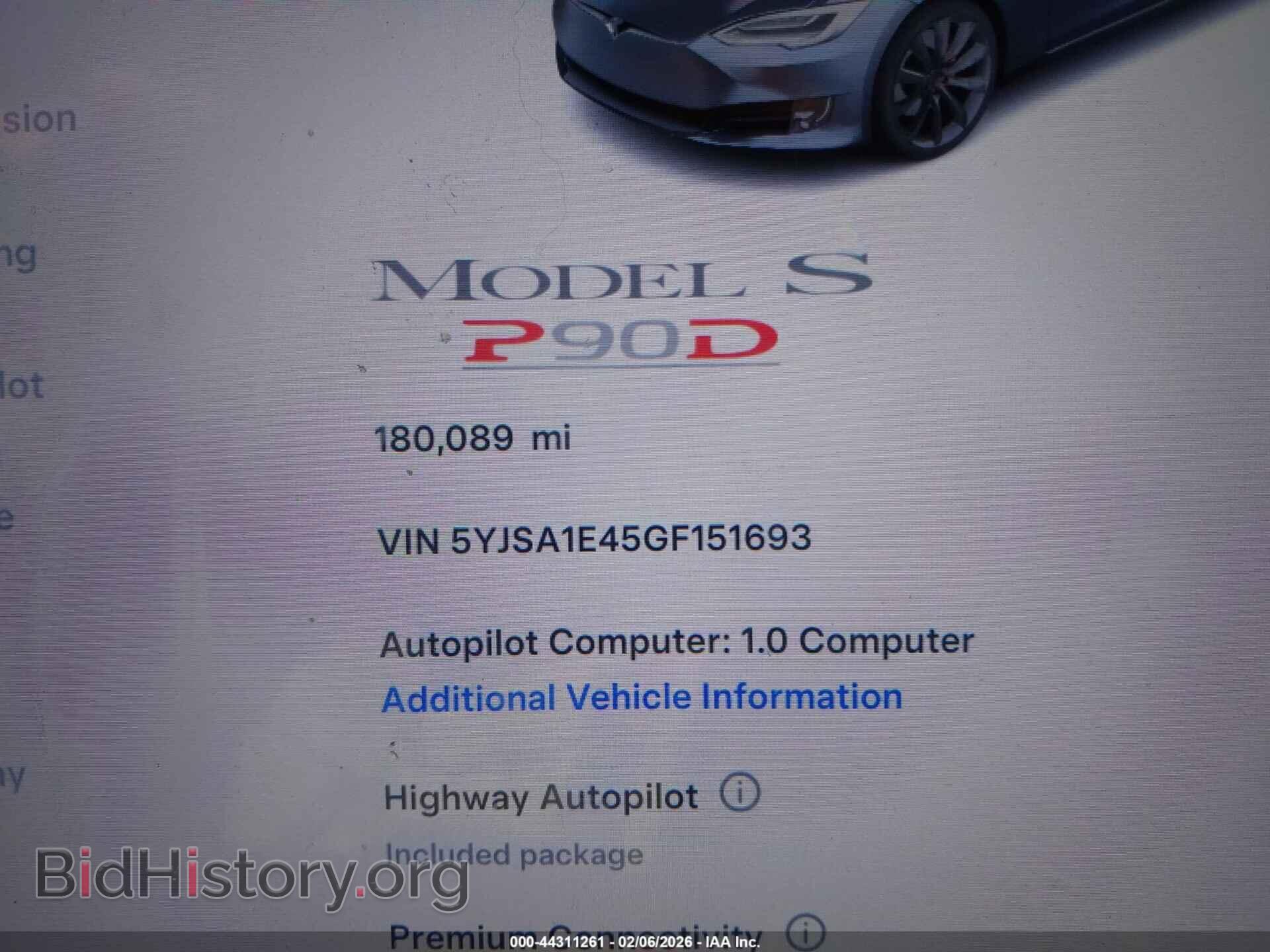 2016 TESLA MODEL S - VIN: 5YJSA1E45GF151693 - Фото 16