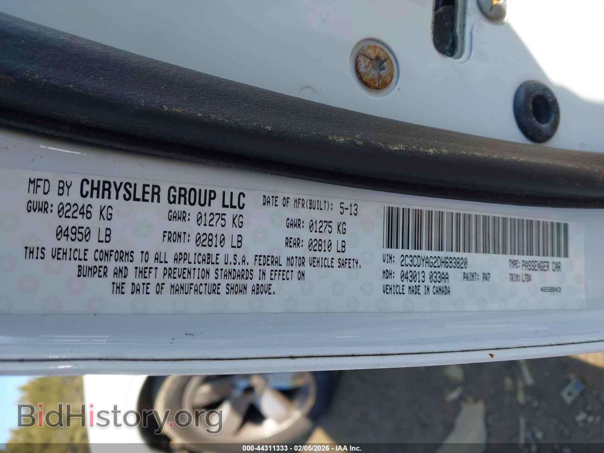 2013 DODGE CHALLENGER - VIN: 2C3CDYAG2DH693820 - Photo 9