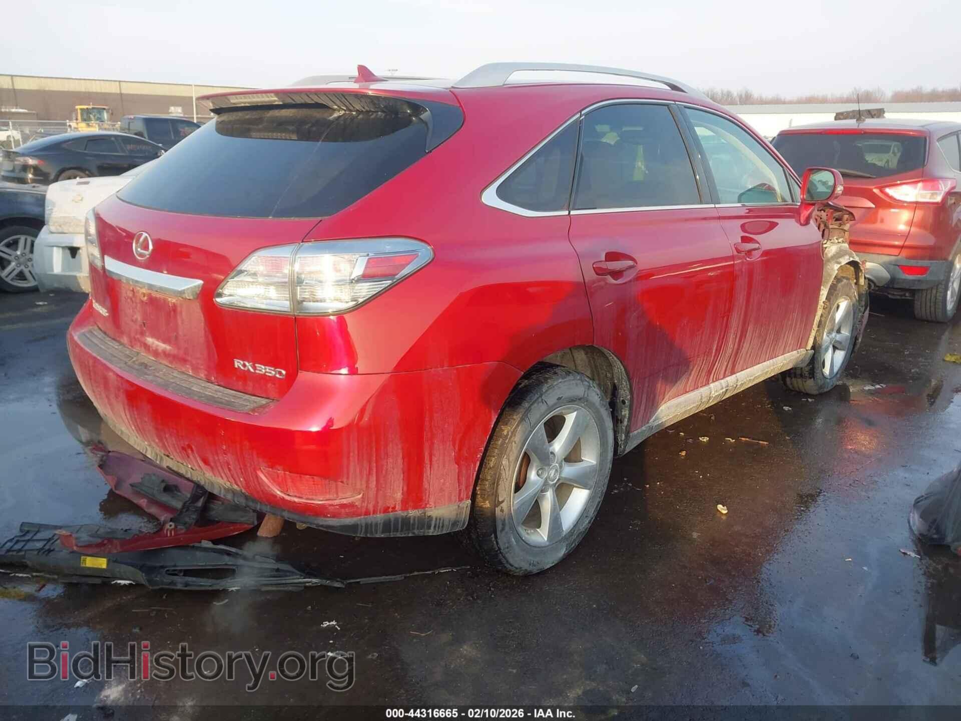 2010 LEXUS RX 350 - VIN: 2T2BK1BA3AC031454 - Фото 4