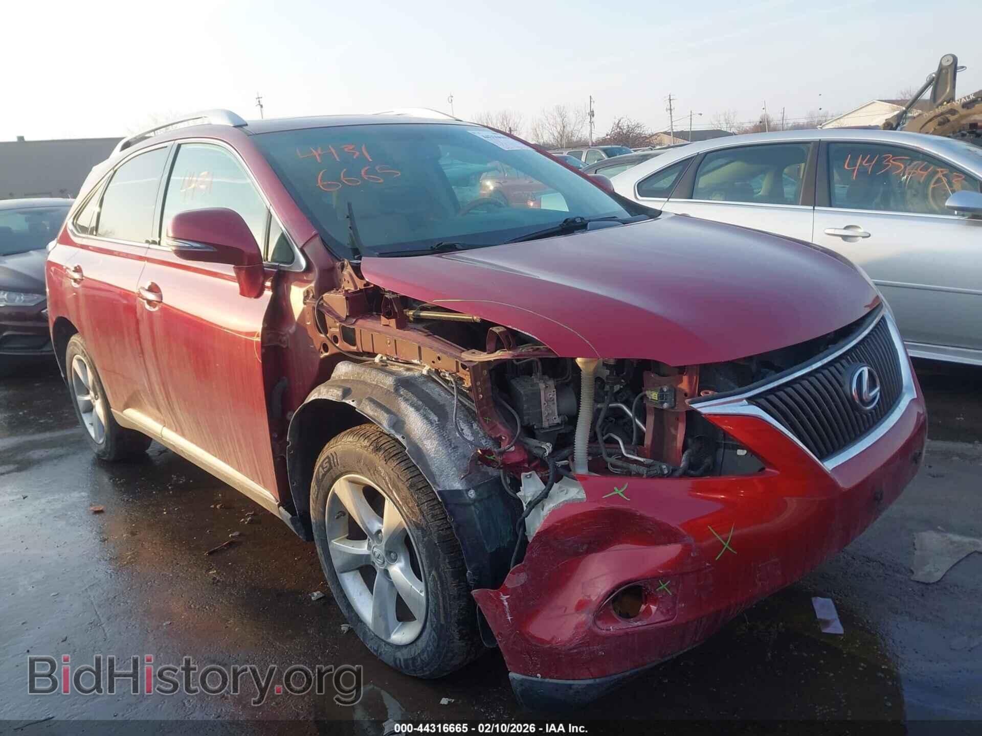 2010 LEXUS RX 350 - VIN: 2T2BK1BA3AC031454 - Фото 6
