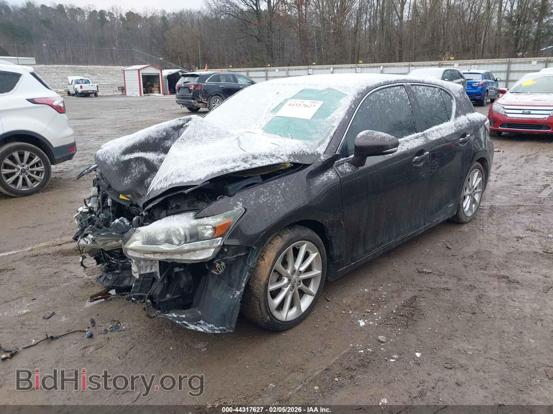 2012 LEXUS CT 200H - VIN: JTHKD5BH8C2074593 - Фото 2
