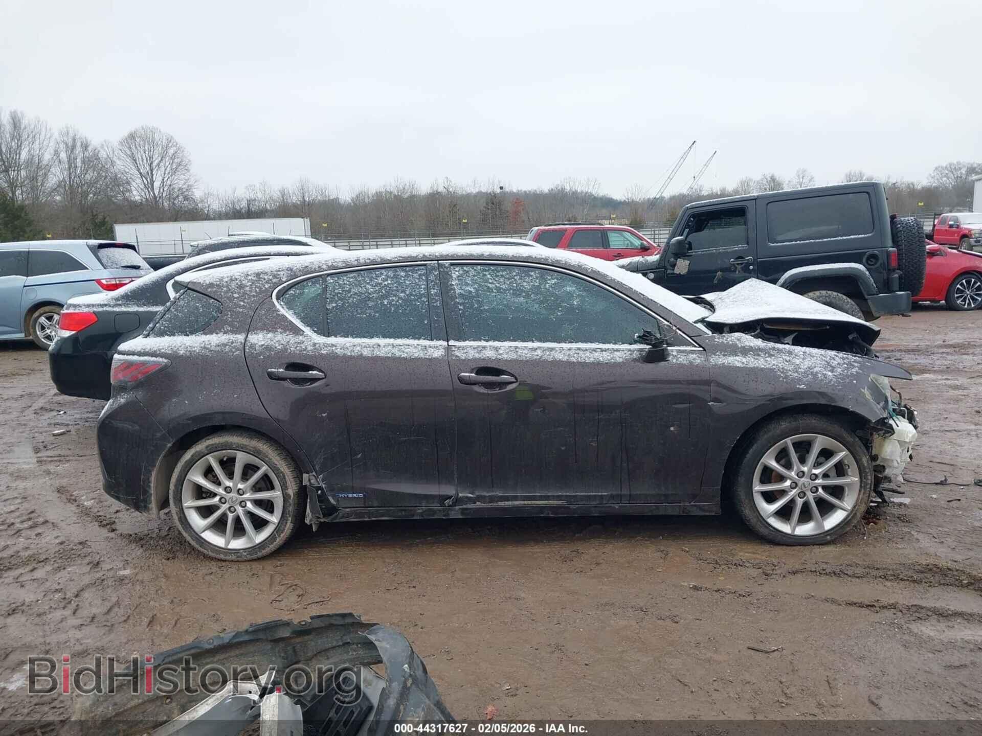 2012 LEXUS CT 200H - VIN: JTHKD5BH8C2074593 - Фото 13