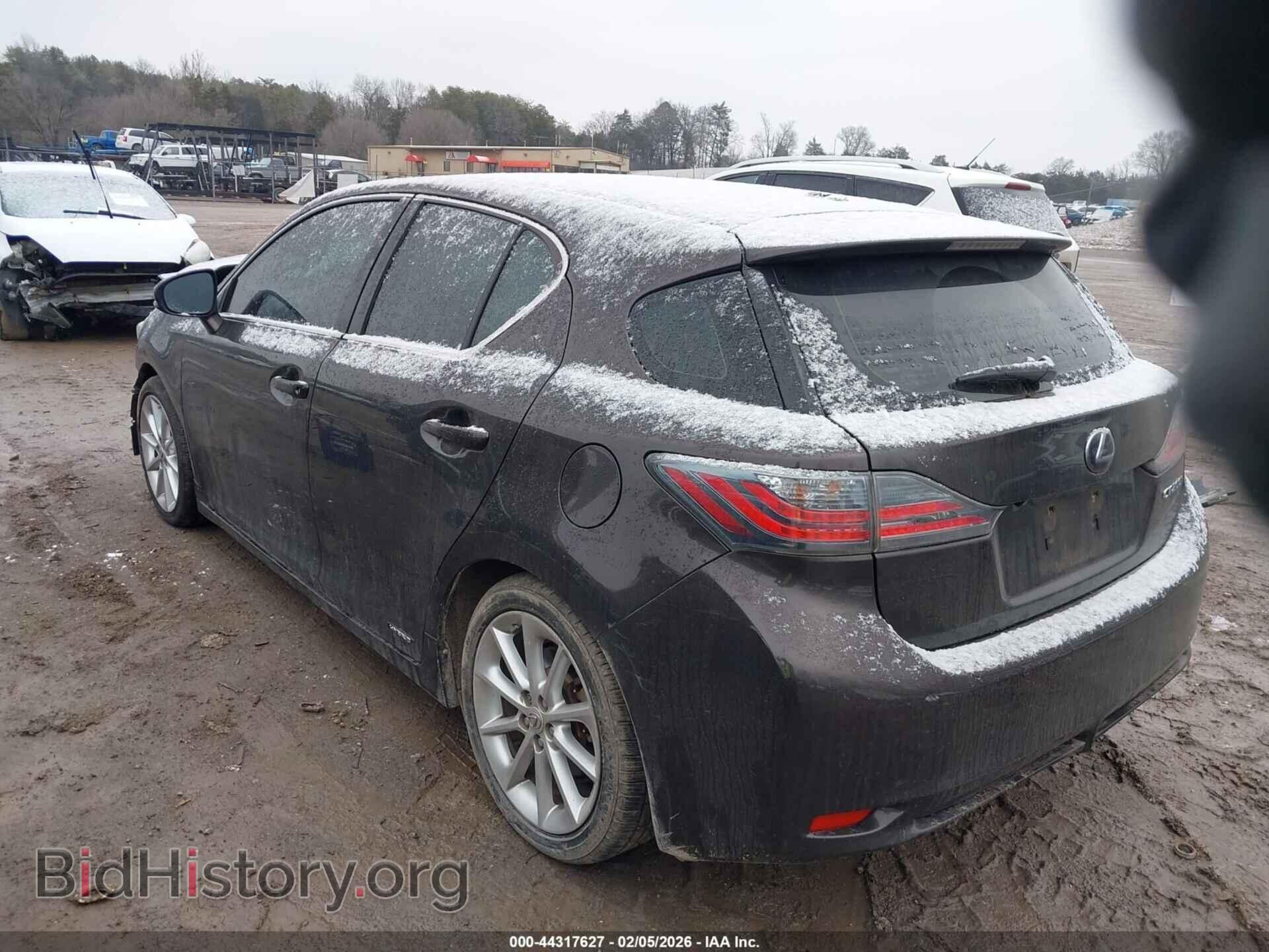 2012 LEXUS CT 200H - VIN: JTHKD5BH8C2074593 - Фото 3