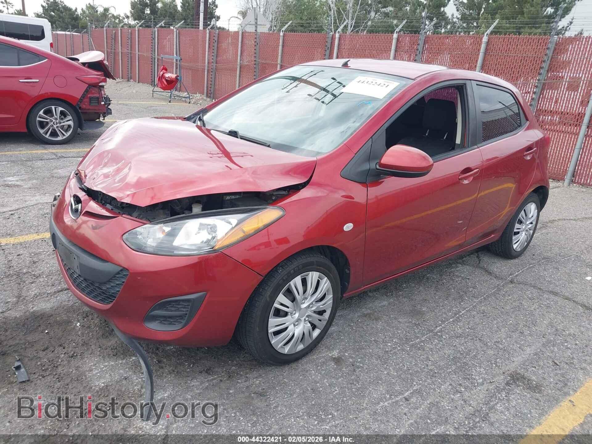 2014 MAZDA MAZDA2 - VIN: JM1DE1KZ4E0187819 - Фото 2