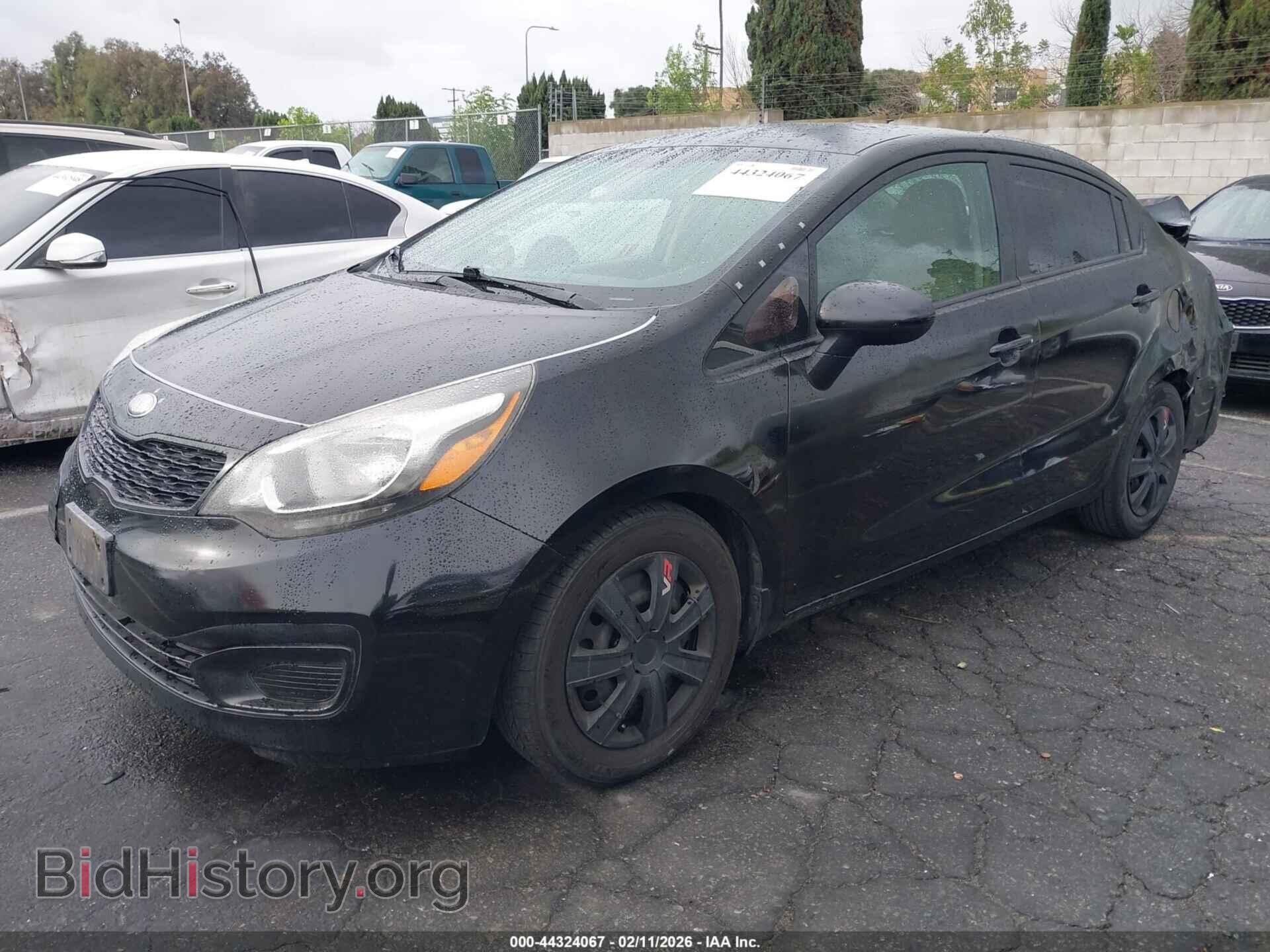 2013 KIA RIO - VIN: KNADM4A38D6316722 - Фото 2
