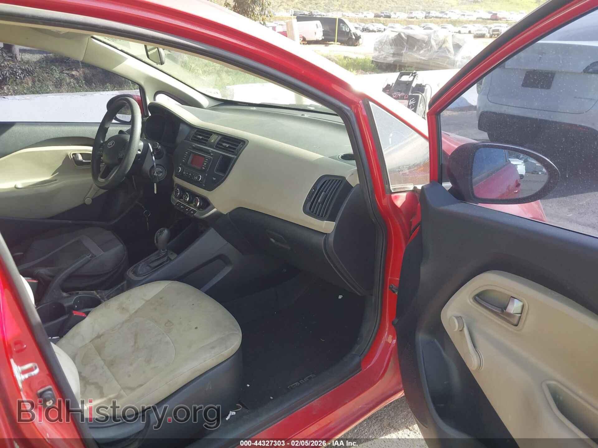2013 KIA RIO - VIN: KNADM4A39D6158231 - Фото 5
