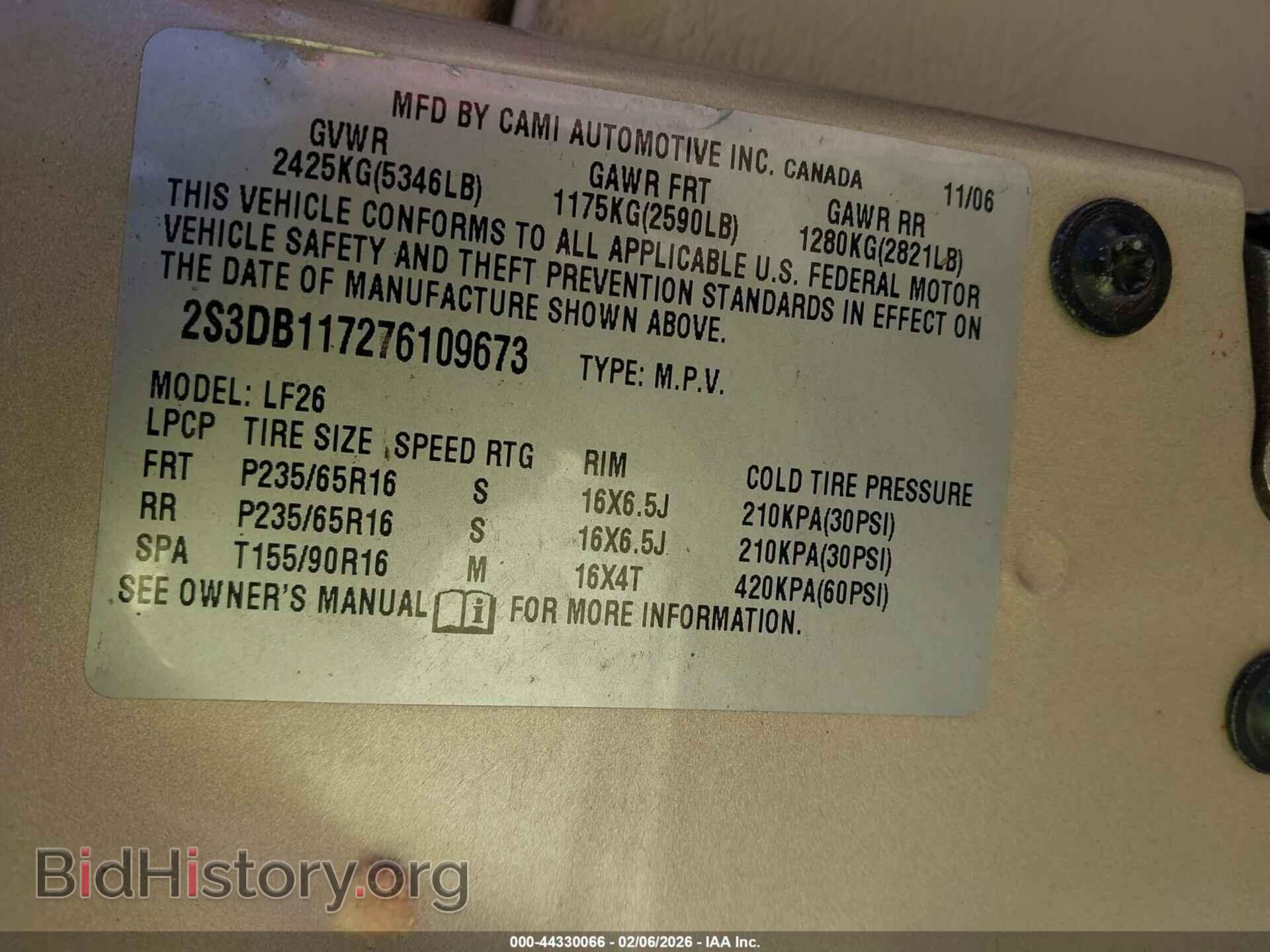 2007 SUZUKI XL7 - VIN: 2S3DB117276109673 - Фото 9