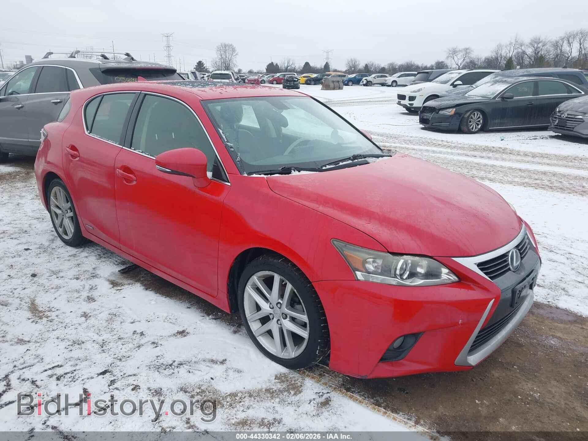 Фотография JTHKD5BH2E2192965 - LEXUS CT 200H 2014